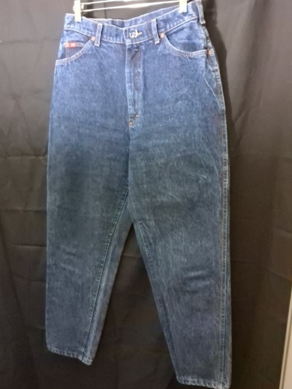 Lee Women's Navy Straight Leg Jeans Size 12 Petite